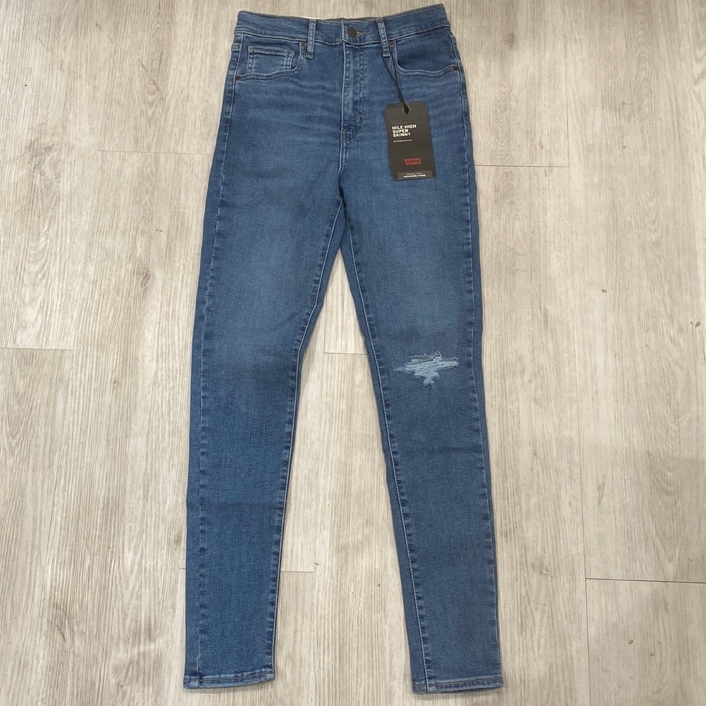 Levi’s Premium Mile High Super Skinny Hyperstretch Jeans